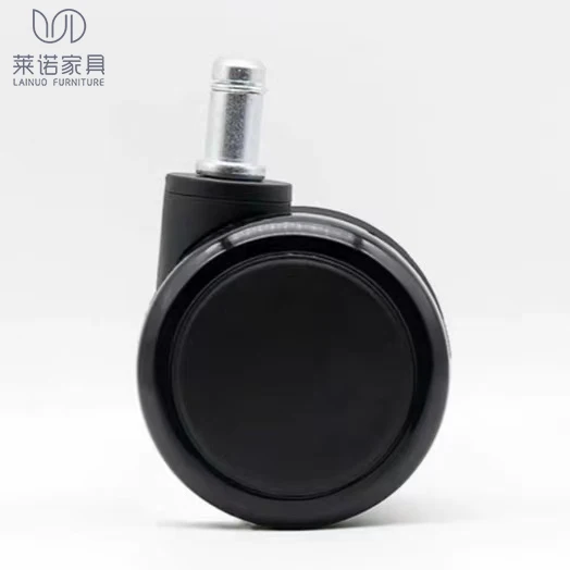 60mm noise free PU home furniture component office chair caster office chair wheels