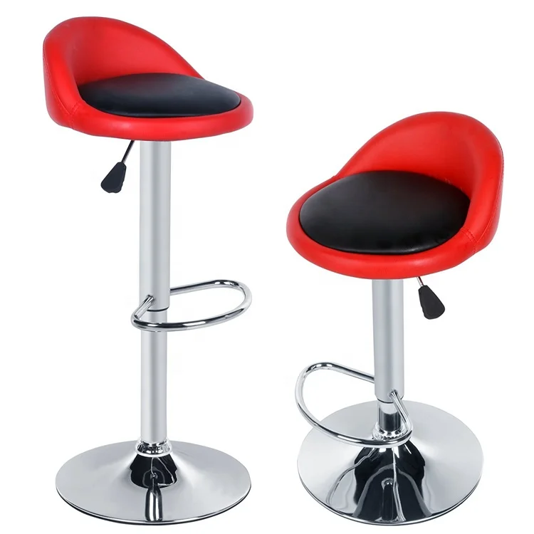 anji Guyou quality adjustable PU seat leather chair bar stool