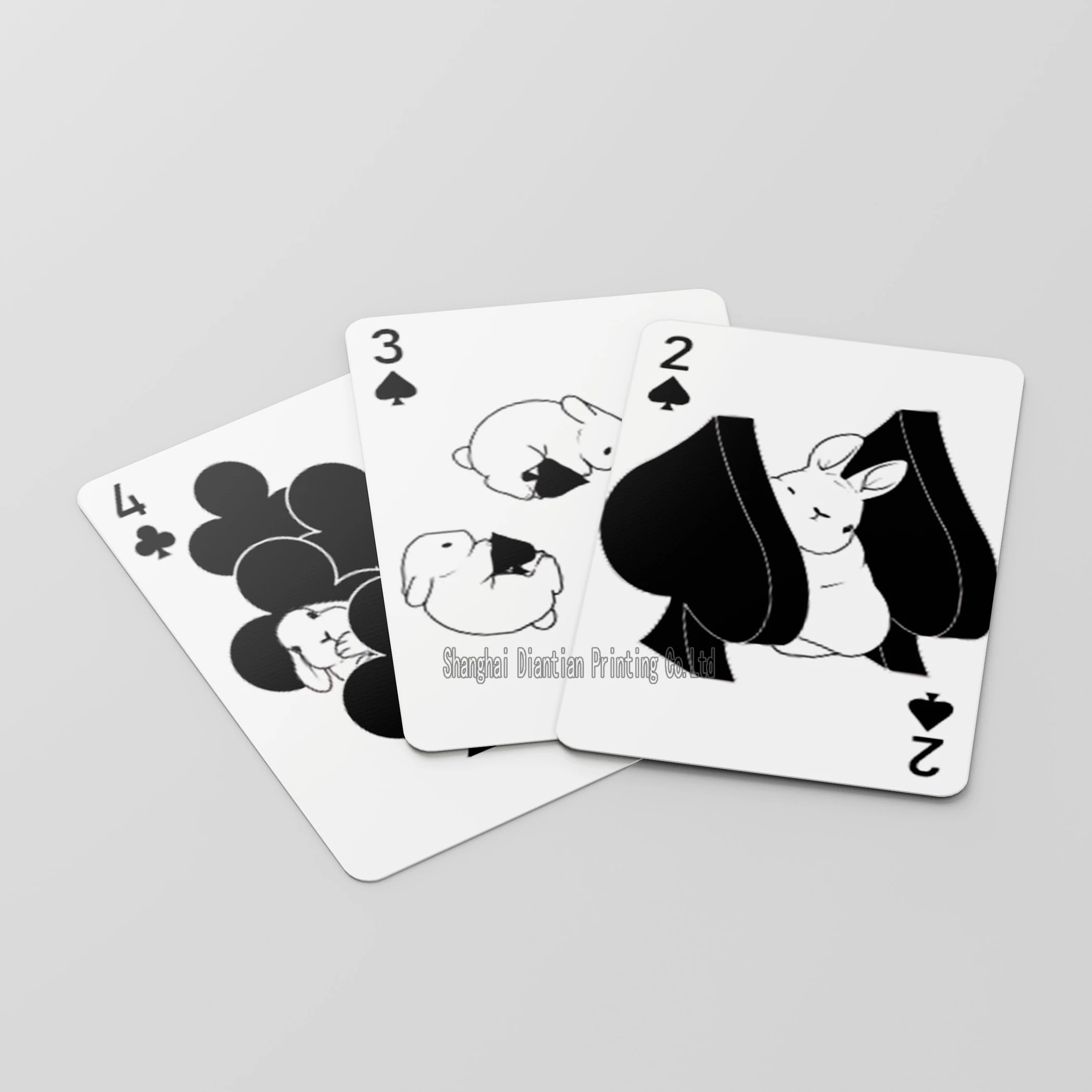 Premium Custom Cartoon Printed Deck Poker Playing Cards