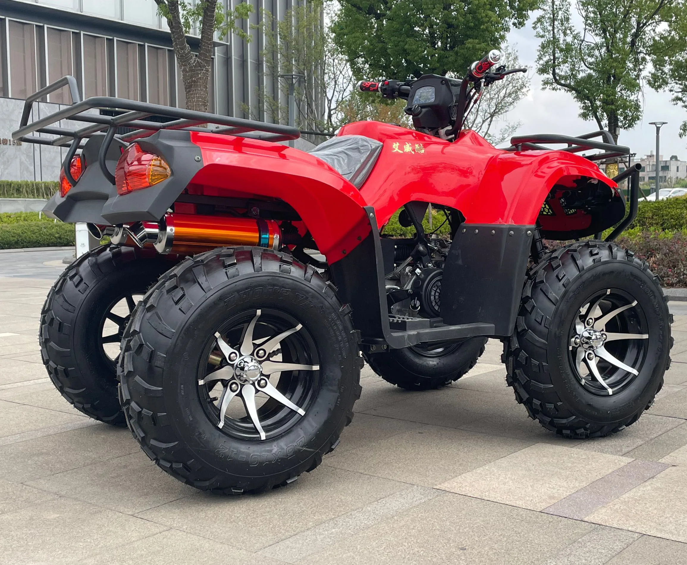 grass cutter tow behind pneumatic atv 21x7-10 farm vehicle 4x4 electric wheels and tires 32inch