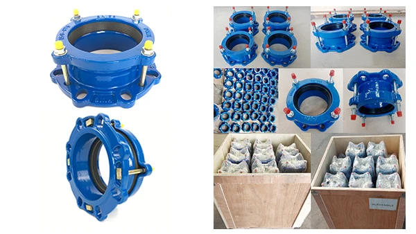 Coupling flexible PN16 pvc ductile cast Iron universal HDPE flange adaptor