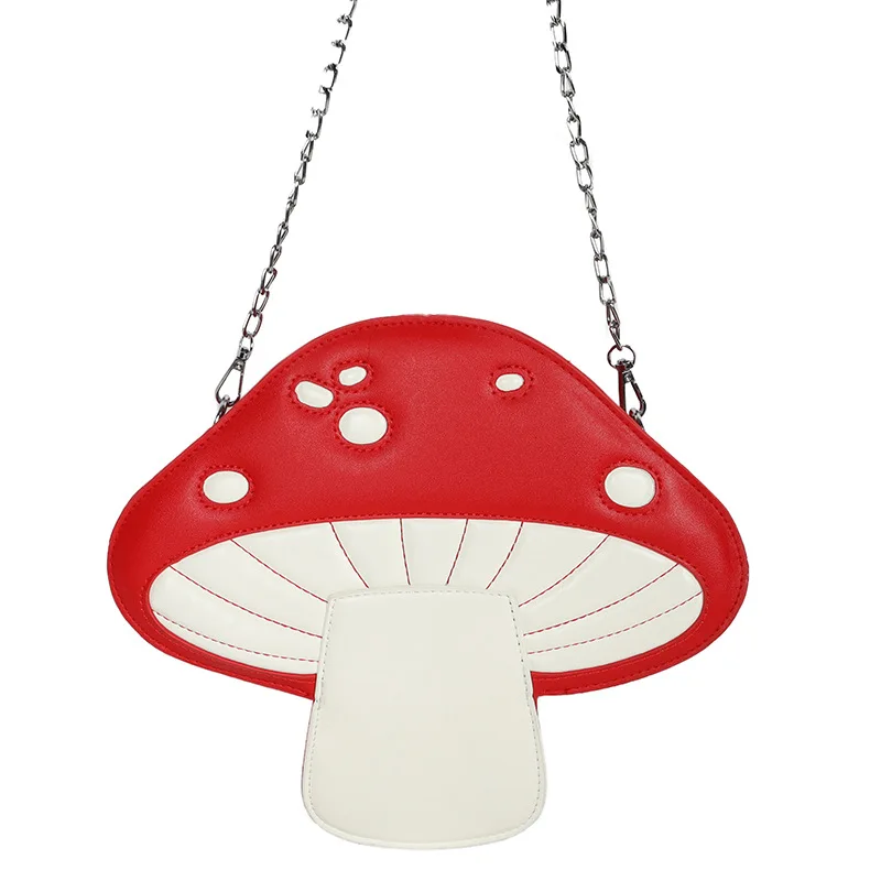 Creative Fashion Crossbody Bag Custom Popular Mushroom PU Shoulder Bag for Lady