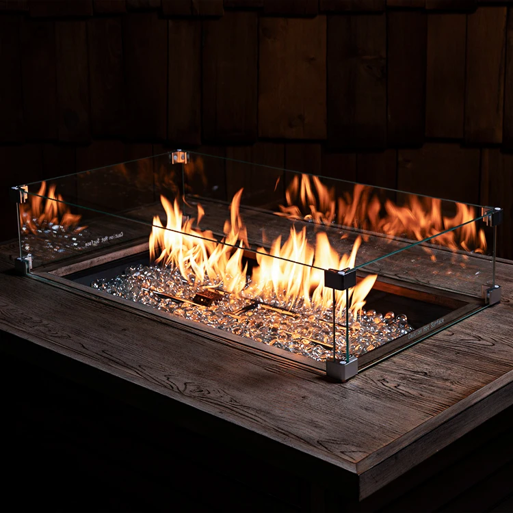 high quality custom fireplace glass/fireplace thermal tempered glass price