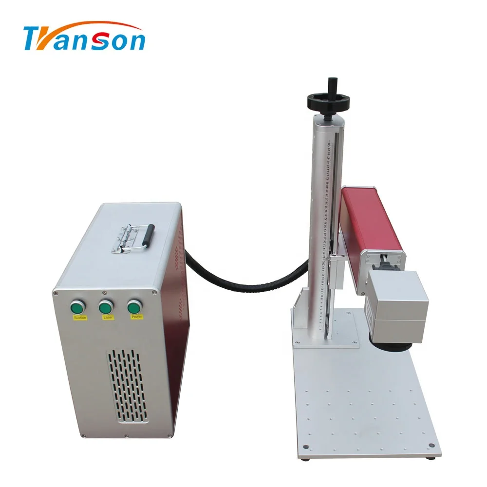 Portable Fiber Laser Metal Plastic Marking Machine 30w Fiber Laser Marking Machines Metal Engraving Machines