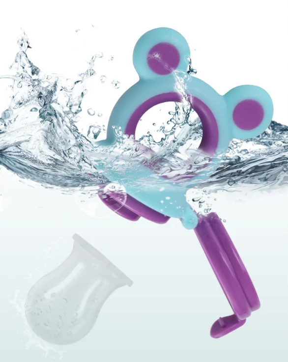 Toddler baby fruit feeder pacifier food grade Nibbler Feeder silicone Toddler food grade Infant Nipple holder for kids