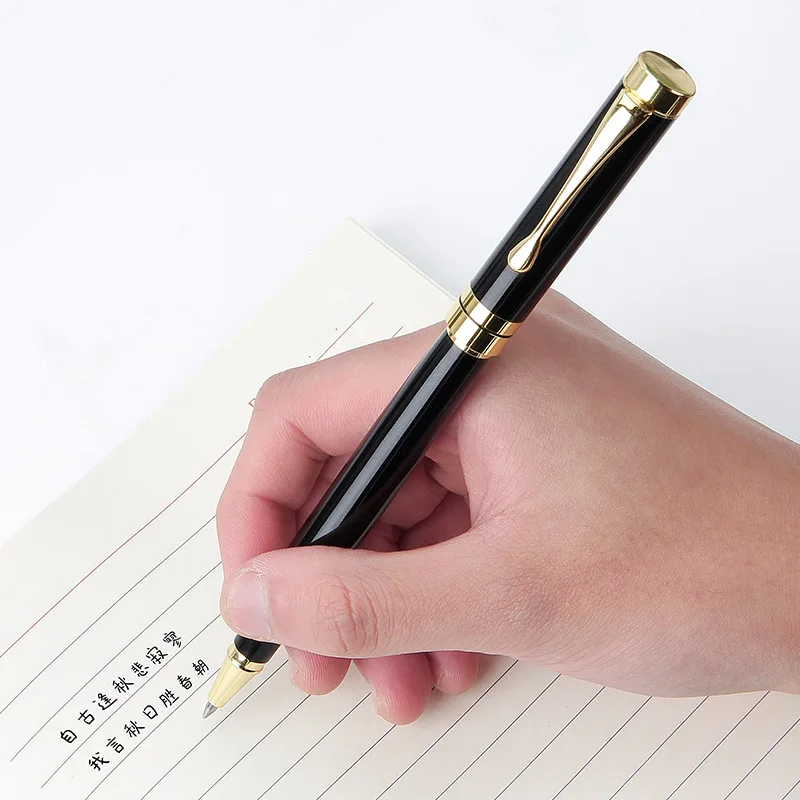Gift box packaging Luxury Metal Ballpoint Pens School Business Office Signature Roller Pen Writing Student Stationery Supplies