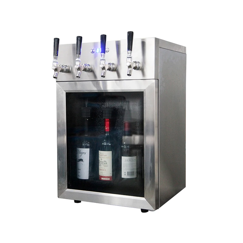 Stainless steel electric refrigerator wine cooler OEM bar usage wine fridge cellar