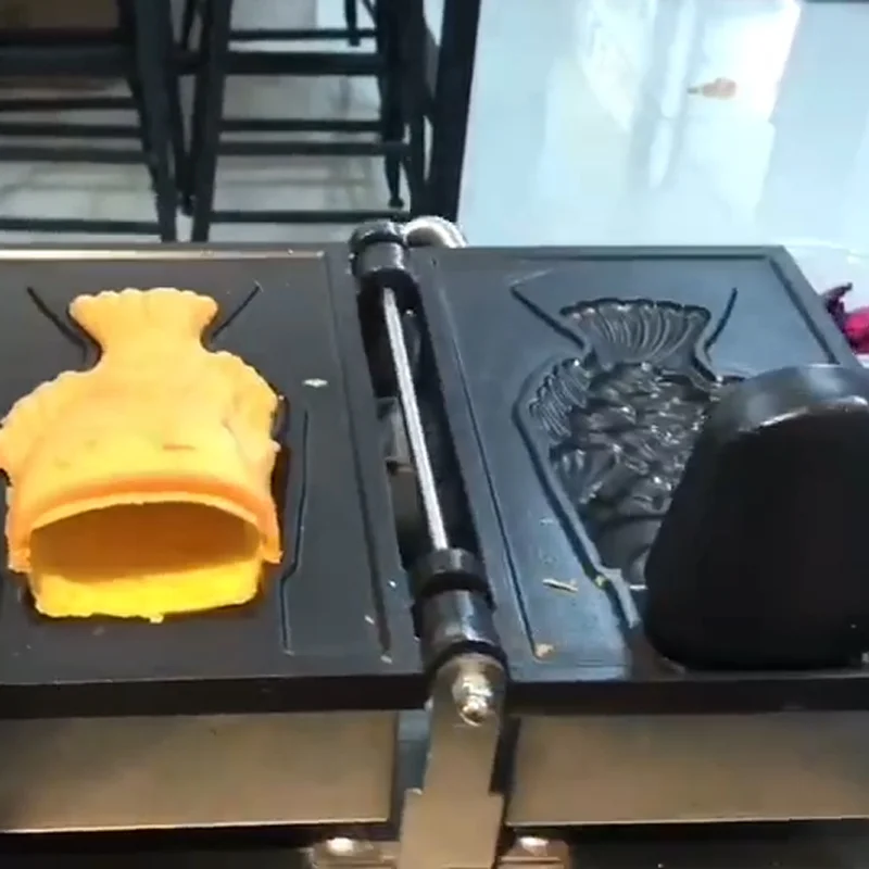 
Food machines fish shape taiyaki maker / Electric Fish cake making machine 
