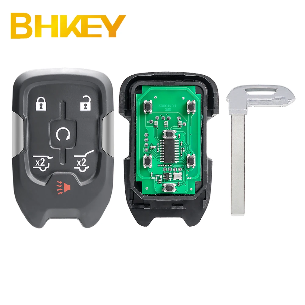 For 2017-2020 Chevrolet Suburban GMC Acadia 3B 4B 5B 6B Smart Remote Car Key Fob 433Mhz HYQ1EA 46 Chip