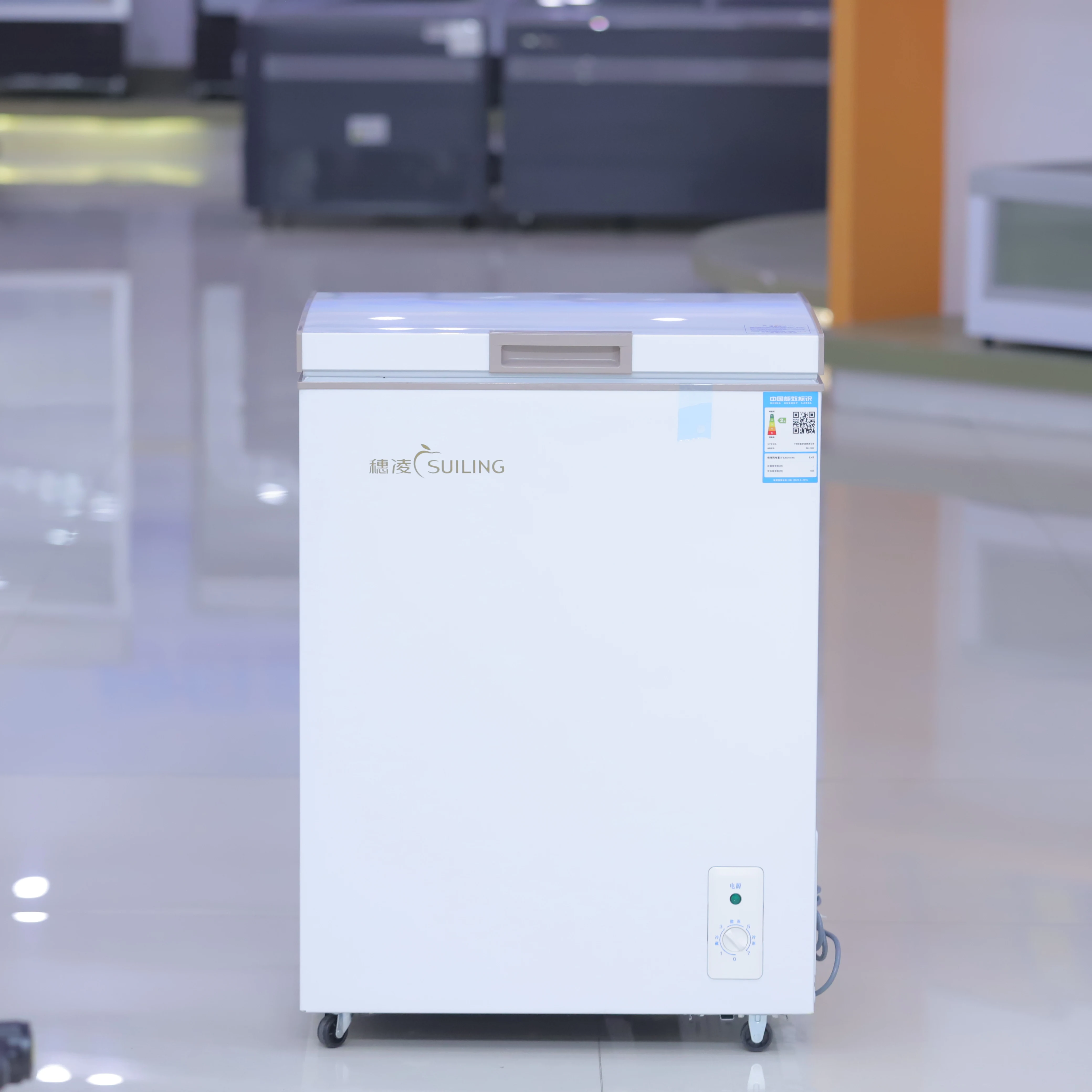 Домашний морозильники небольшой холодильник одной двери размораживания глубокое морозильное вместилище BD-103K