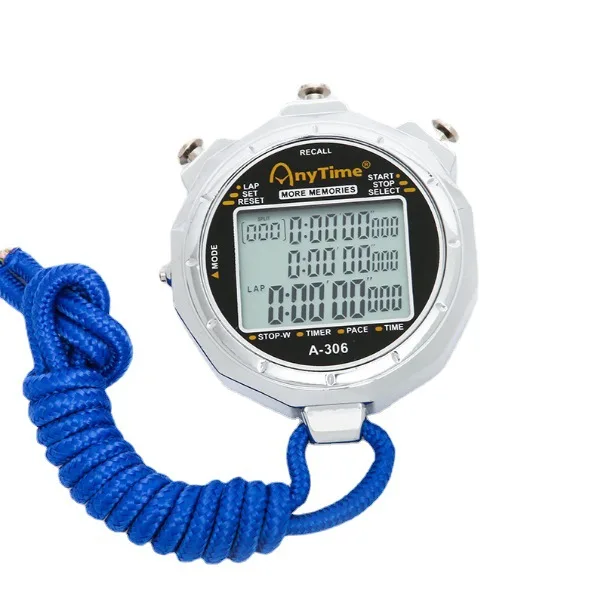Multi-channel metal sports electronic stopwatch Health sports stopwatch high-grade electronic stopwatch