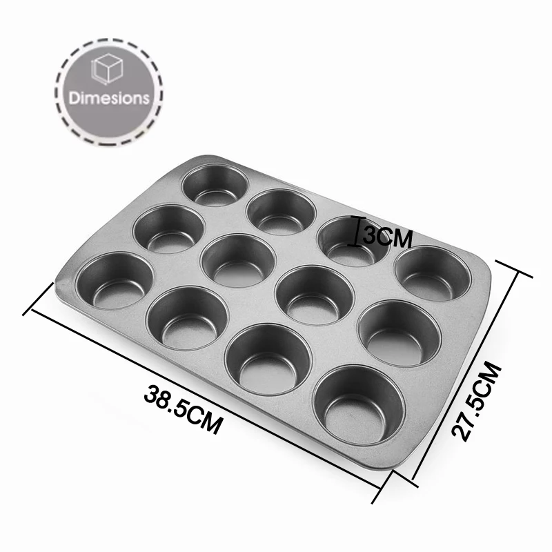 Non-stick French Fries Fryer Copper Crispy Tray Muffin Pan Custom Baking Pan with Removable Bottom for Baking Party Birthday