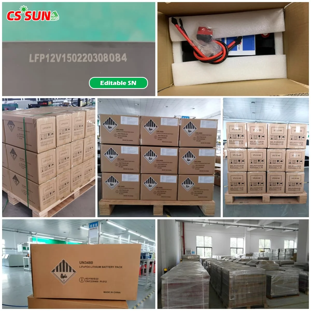 CSSUN 12V 24V High Capacity Long Cycle Life Lithium Lifepo4 Battery Callie LFP12V150