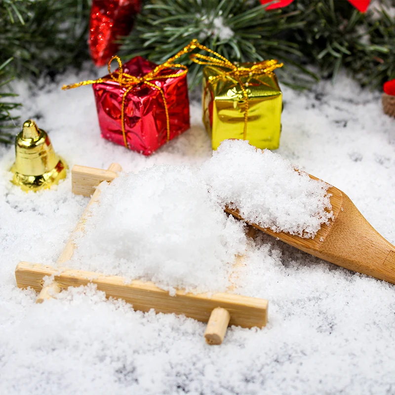 SOCO Magic Artificial Super Absorbent Polymer Instant Snow Powder Fake Snow For Holiday&Party Decorations