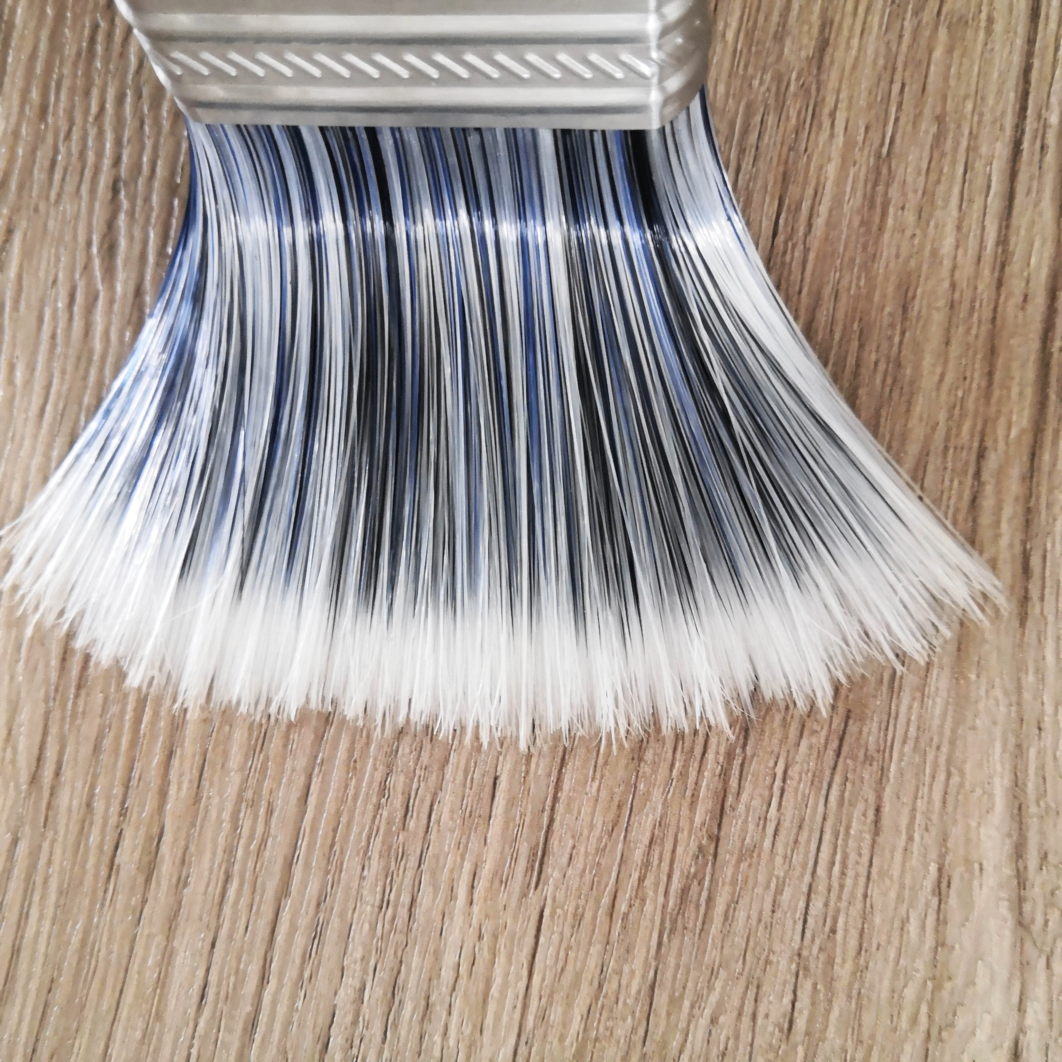 customized 2 inch 100% polyester wooden handle flat sash paint brush