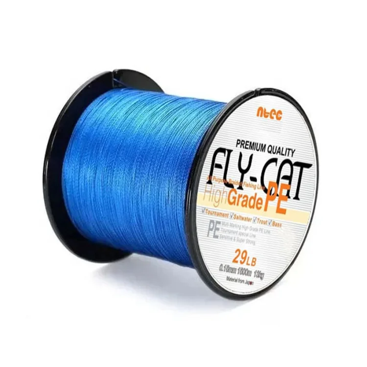 Super Strong PE Braided Wire 4 Strands Braided Fishing Line 0.37mm