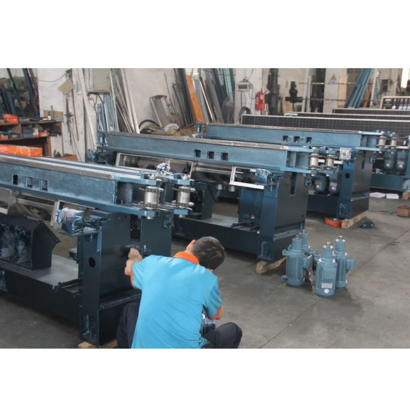 9 motors vertical glass polishing machine glass egding machine deep glass processing