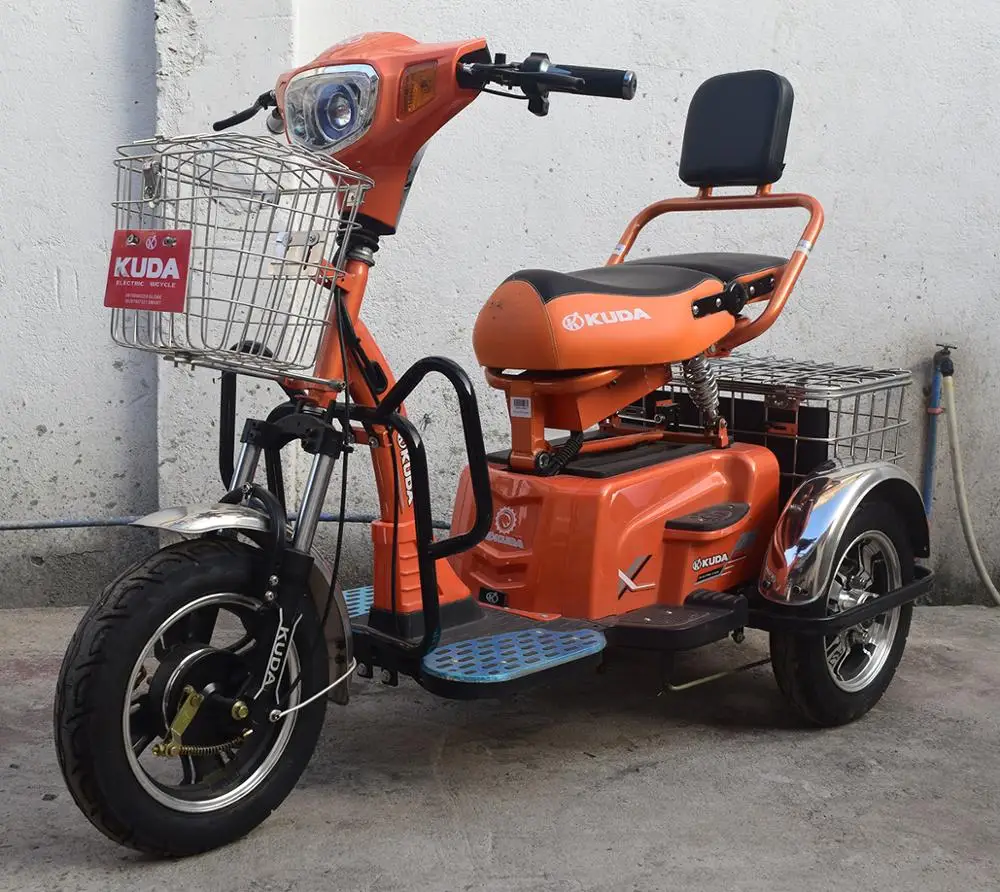 
2020 Fashionable Powerful Electric Passenger Tricycles Three Wheels for Adults Lead Acid Battery Differential Bruless Motor Open 