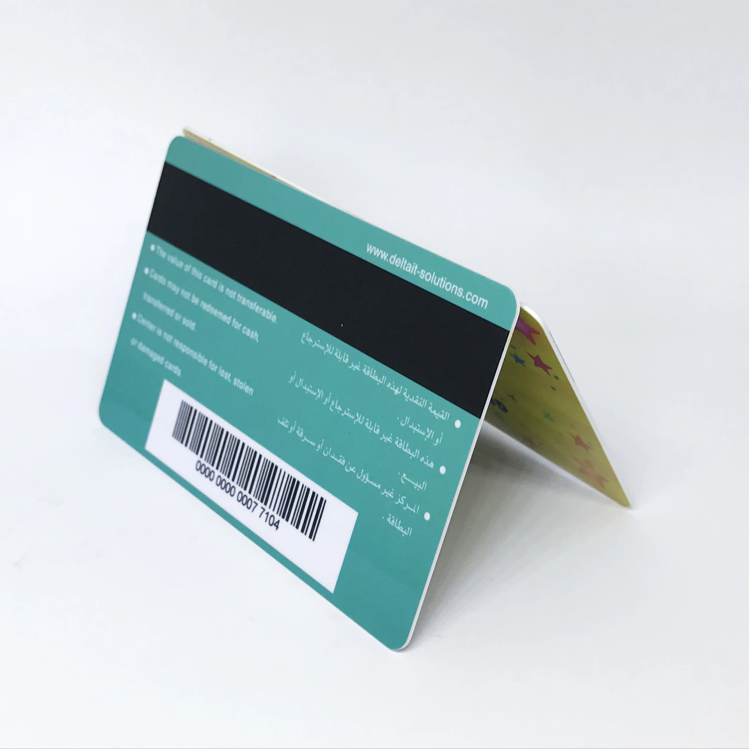 PVC member card with Hi-co magnetic stripe