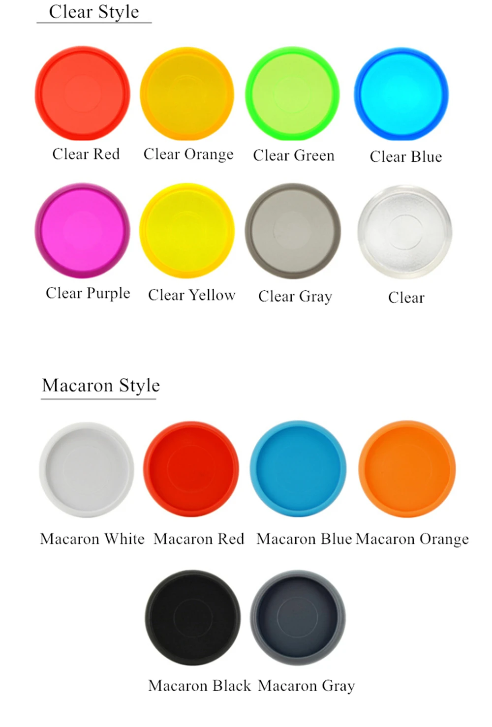 11pcs 24/28/32/38mm Plastic Disc Rings for Discbound Notebook Mushroom Hole Happy Planner Expander Binding Discs Expansion Ring