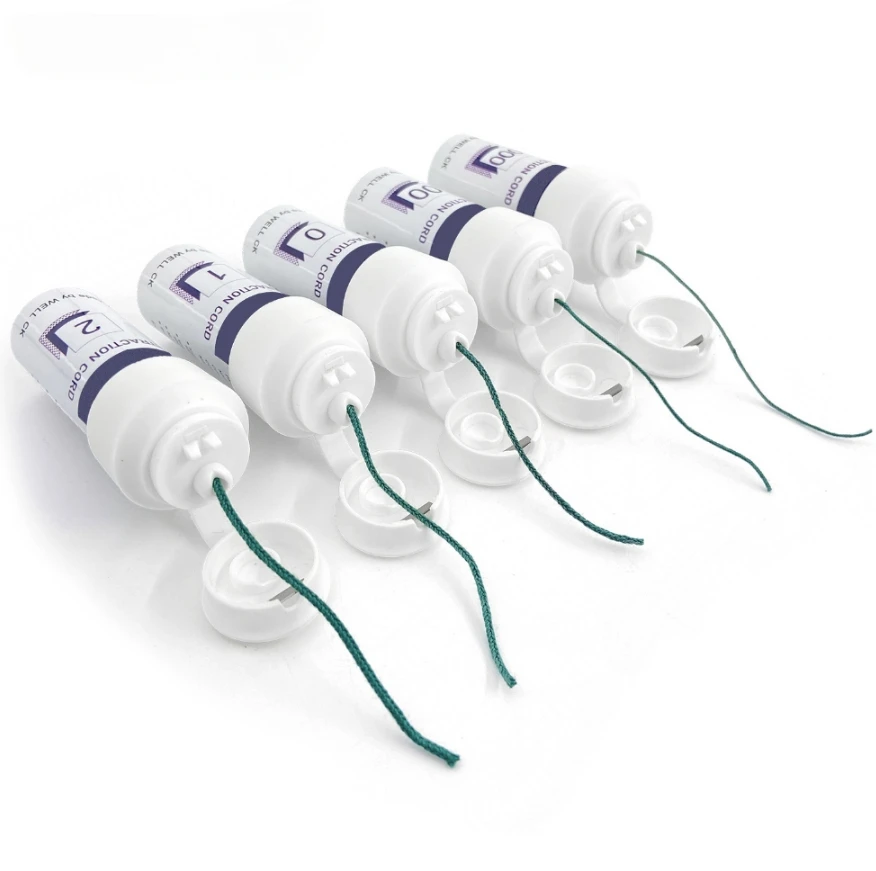 Disposable Dental Thread Gingival Retraction Cord Knitted Cotton Gum Line Dentist Tools 5 Size 0 00 000 1 2 Dentistry Material