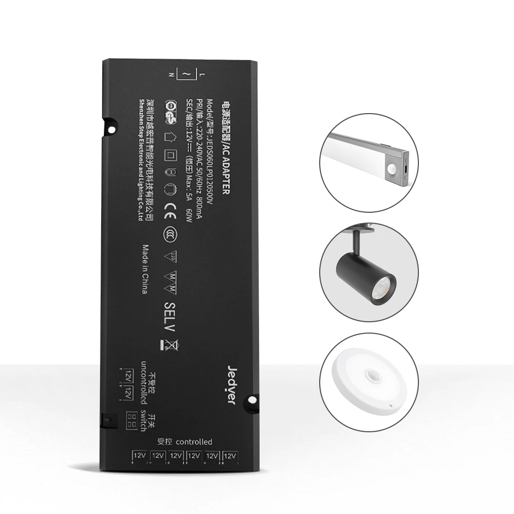 220-240V AC 40W DC 12V 3.34A OVP OCP SCP OTP JEDVER Integrated LED Driver