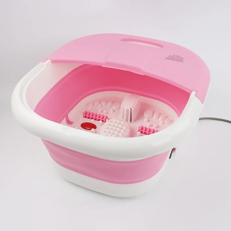 Electric massage home foldable foot wash basin Pedicure Foot massager automatic heating constant temperature foot bath