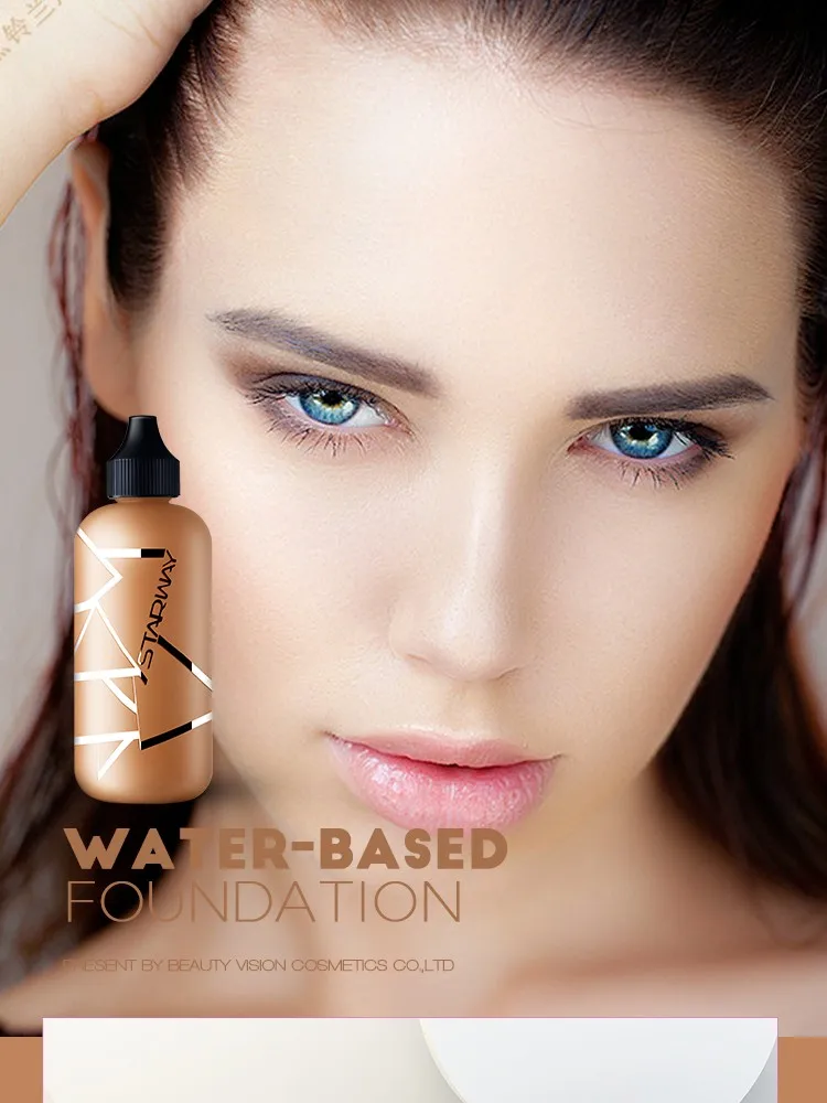 Guangzhou Cosmetics maquillage en gros Waterproof Long lasting full coverage liquid foundation base maquiagem