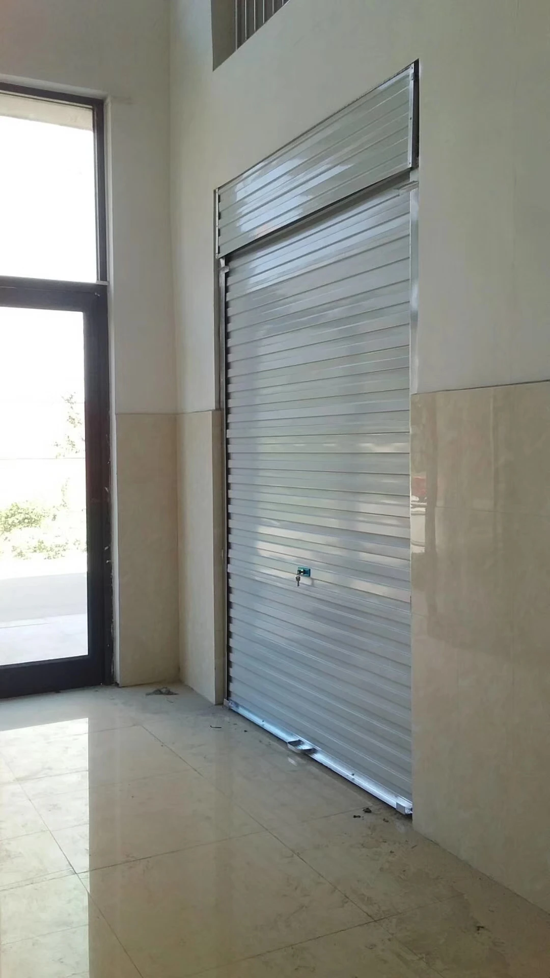 Galvanized Steel Hardware Store Rolling Door By Chinese Supplier