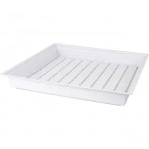  OEM Large HDPE Thermoforming Plastic Black Square Flood And Drain Tray Hydroponic Nursery Fodder Plant Grow