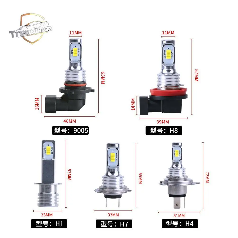 Cars Light Accessories Led Headlights Strip Custom Round Rgb Car Roof Super Power Irradiation Decoration Truck 24V Led Headlight