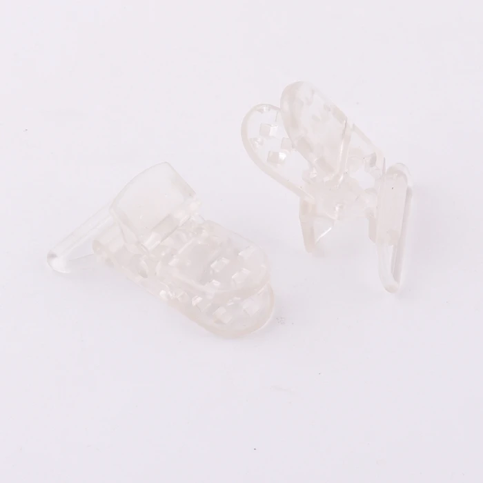 factory wholesale 1 inch garment accessories brace clip plastic pacifier clip for clothes