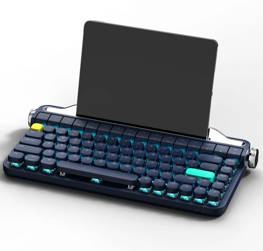 actto New design Teclado USB Wired & wireless RGB Gaming Mechanical Keyboard for tablet laptop PC 84 keys