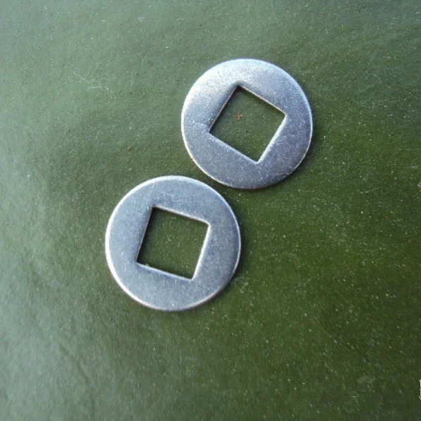 Stainless Steel 304 DIN440 Flat Round Washer with Square Hole M5-M22