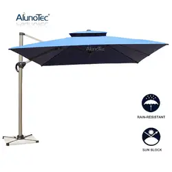 Wholesale Outdoor Villa Sun Courtyard Rome Parasol Outdoor Terrace Umbrellas Patio Designer Umbrella