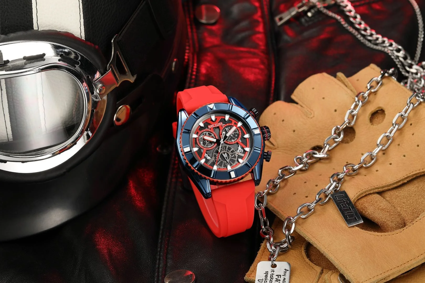 Relogio Masculino Megir Chronograph Quartz Watch 2209 Men Watches Top Brand Luxury