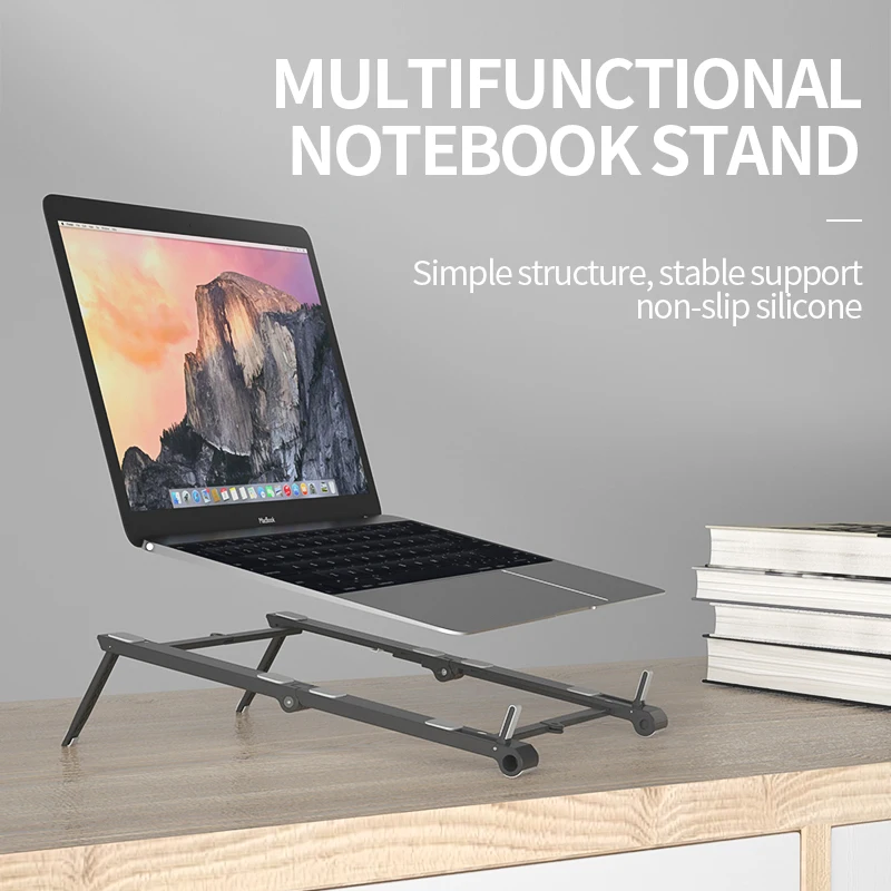 
High quality Portable notebook holder stand Notebook folding stand 