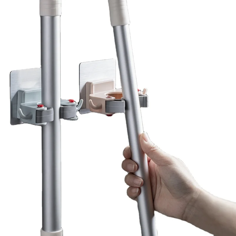 
 Самоклеящиеся стеллажи для швабры, 3 м, органайзер для хранения, держатель для метлы и швабры, настенное крепление  