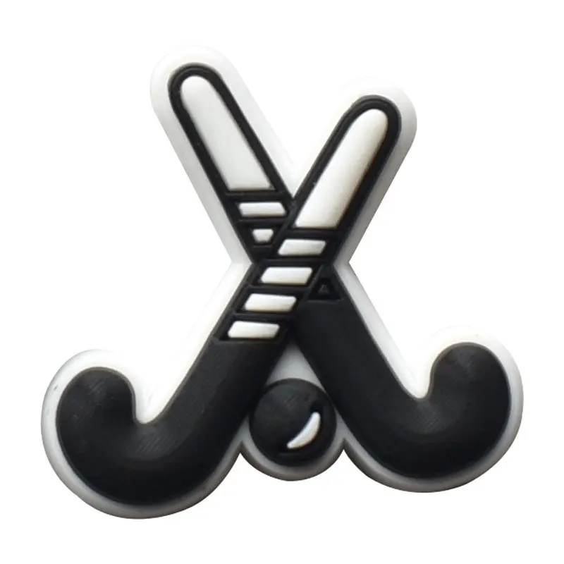 Custom Sports team Soft PVC accessories Shoes charms Sandals decorations SOCCER accessories charms