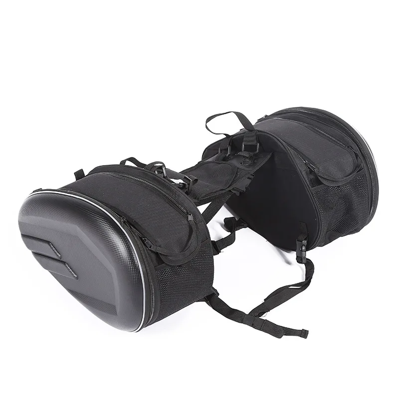 Durable Black Motorcycle Outdoor Saddlebags Motorbike Panniers Waterproof Travel Luggage Bags