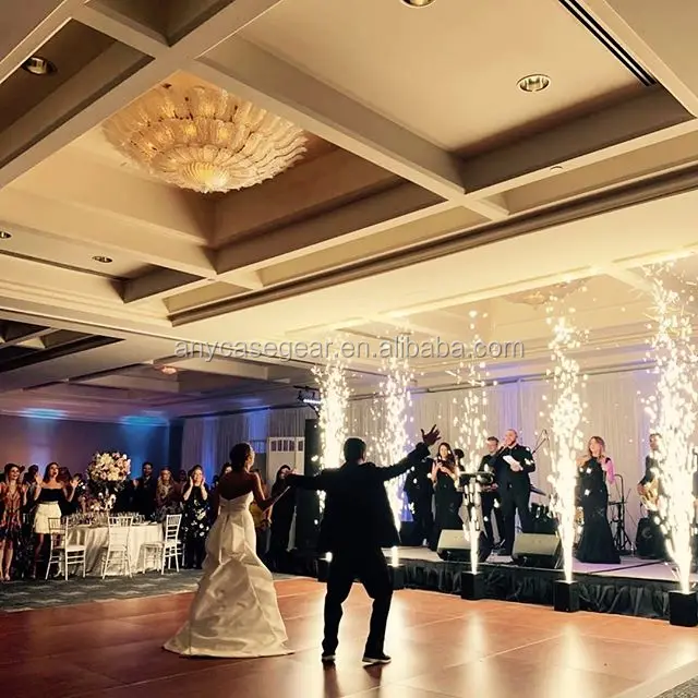 Cold Firework Machine Happiness Cold Fountain DMX Remote Control Wedding Stage Firework