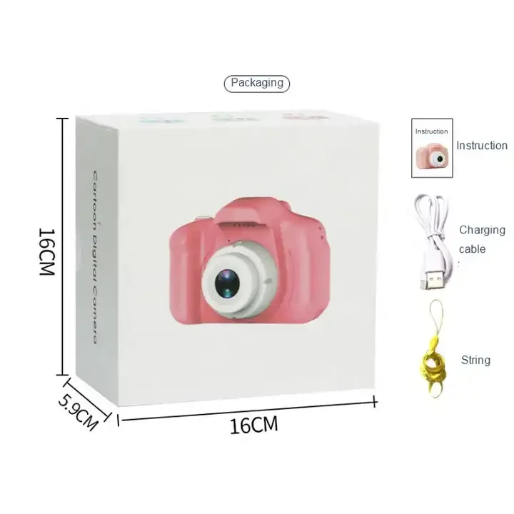 Hot Sale Kids Camera 1080P HD Screen  Projection Mini Video Camera Toys Children Baby Gifts Birthday Digital Kids Camera for kid