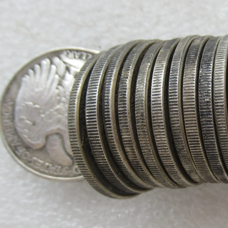 Reproduction 1916 P/D/S  Walking Liberty Half Dollar Silver Plated Decorative Commemorative Coins