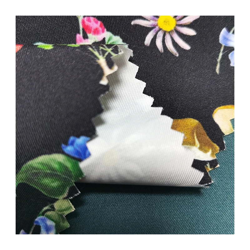 100% RPET Digital Printing Shorts Fabric Recycle Polyester Material Made Beach Pants Fabric