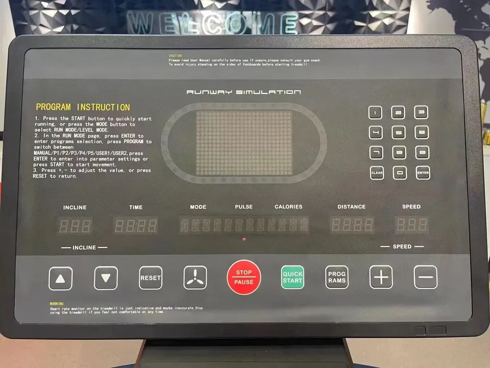 Gym Equipment Treadmill Machine Commercial Gym Use Curved Running Multi Function Crawler Treadmill