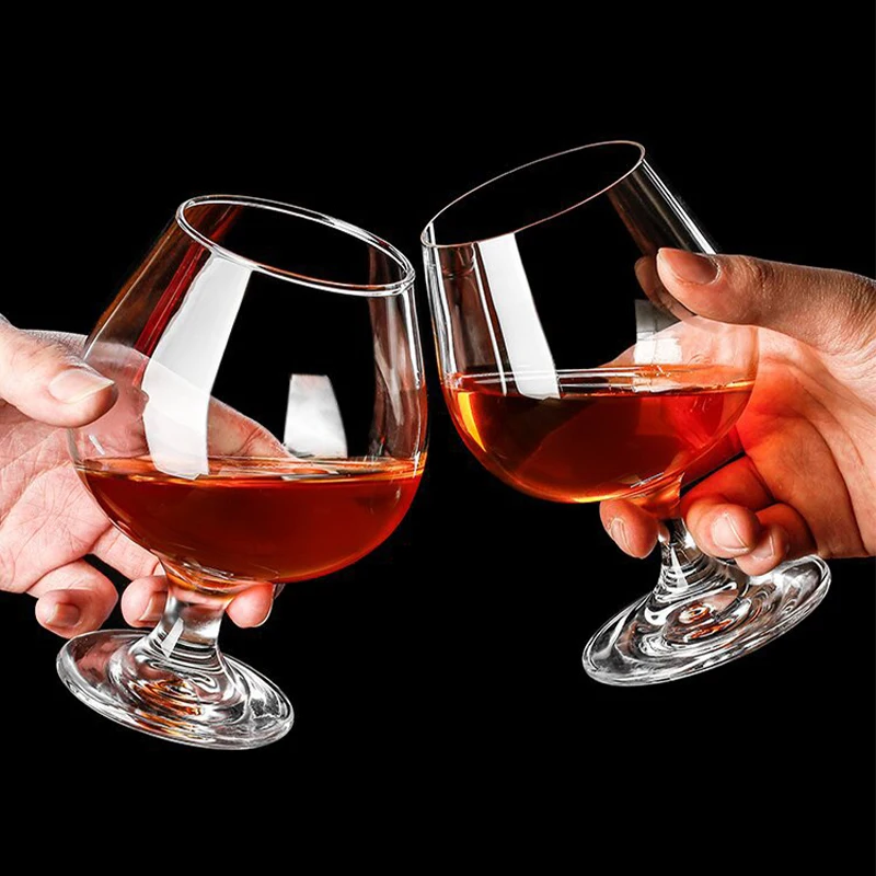 Hot Sale 250ml 360ml 650ml Crystal Wine Glasses Brandy Glass Cognac Whiskey Wine Cup Short Stem Snifter for Wedding