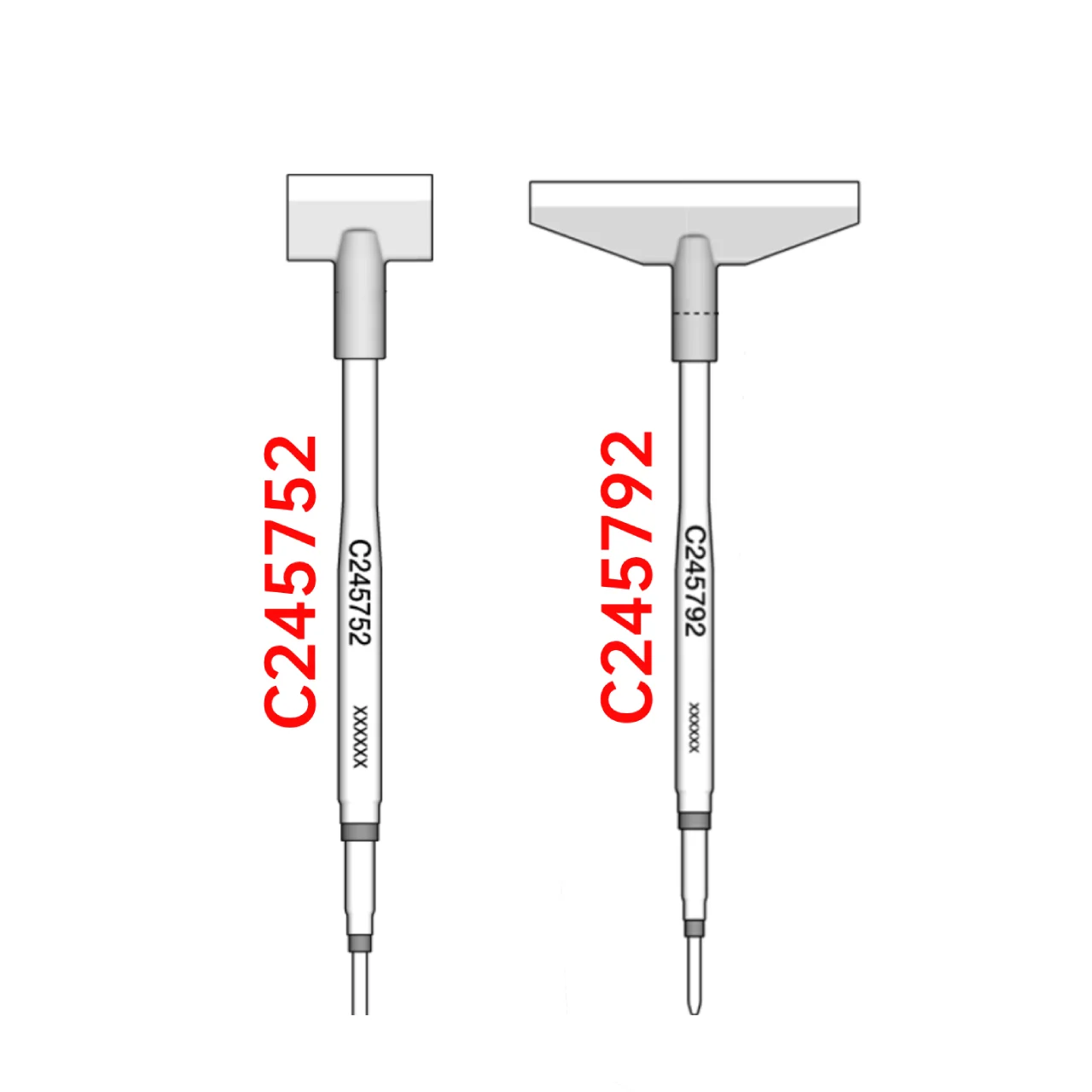 JBC 100% оригинальный железный наконечник C245, подходит для SMD компонентов или приложений с высокими требованиями к мощности
