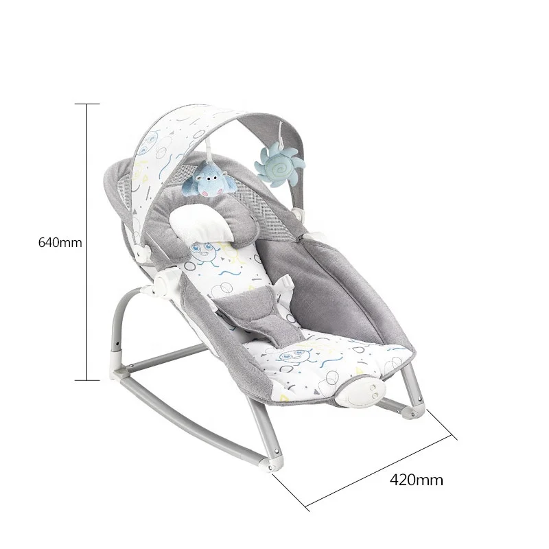 Automatic Bay Cribs sleeping Portable Electric Baby Swing Rocking Chair New Arrival Folding Electric cradle chair