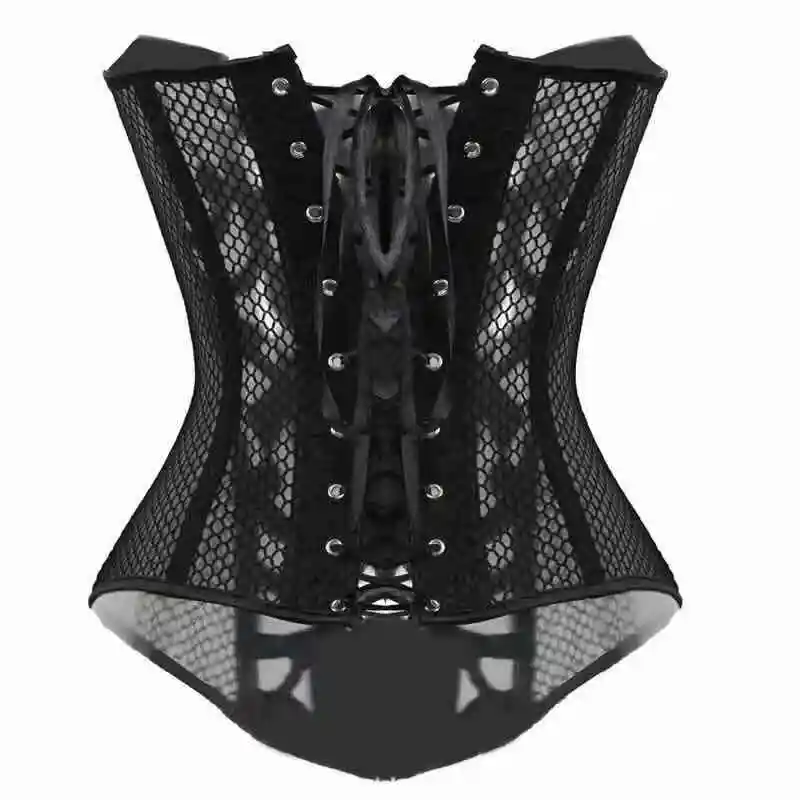 inspired Bridal Corset Waistcoat Lace Mesh Corset Ultra-Thin Seamless Breathable Corset