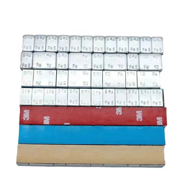 Fe Black coating Stick on Tire Wheel Balance Weight balancing weights
